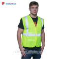 Großhandelsherstellungs-preiswerte Polyester-Ansi-Arbeits-Jacke der Klassen-2 justierbare Warnanzeige-Sicherheits-Arbeitsreflexions-Weste der hohen Sichtbarkeit